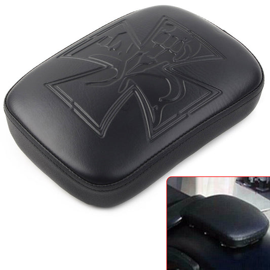 Rear Pillion Pad Fender for Seat 8 Suction for Harley Moto /Cruiser /Chopper /Bobber