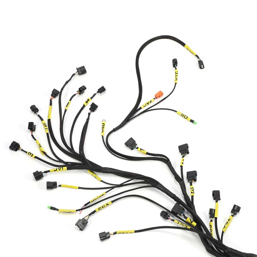 One-piece K20 K24 clip-on engine wiring harness suitable for Acura K-Swap Integra CRX EK EG RSX S model