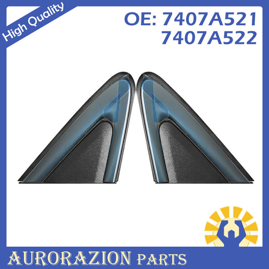 pair of mudguards with mirror-finish corner molding, LH, right-hand grip, suitable for Eclipse Cross 18-21- n