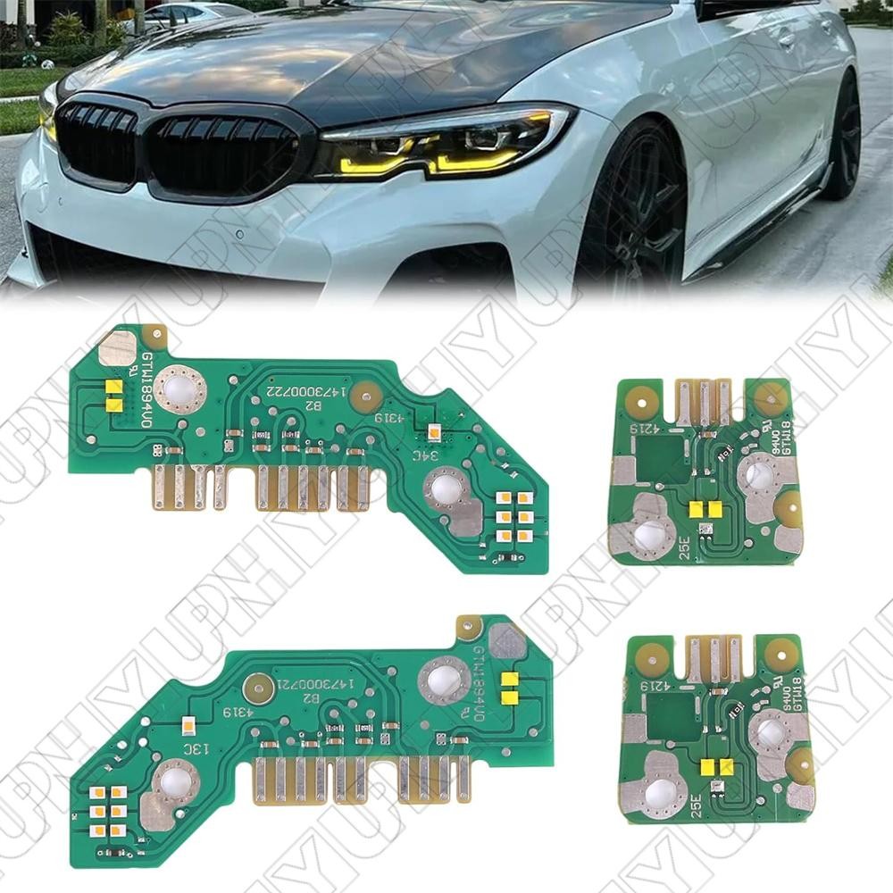 63118496133 Yellow Angel Eyes DRL LED Boards for BMW G20 330e 330eX 330i 330iX