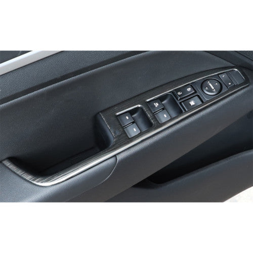 for Kia Carnival 2022-2023 Silver Interior for Seat Adjust Handle Button Cover Trim v