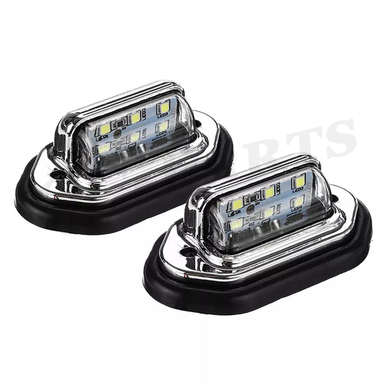 2X 12V/24V Car Signal Taillights, License Plate LED Lights, Accessories - Waterproof