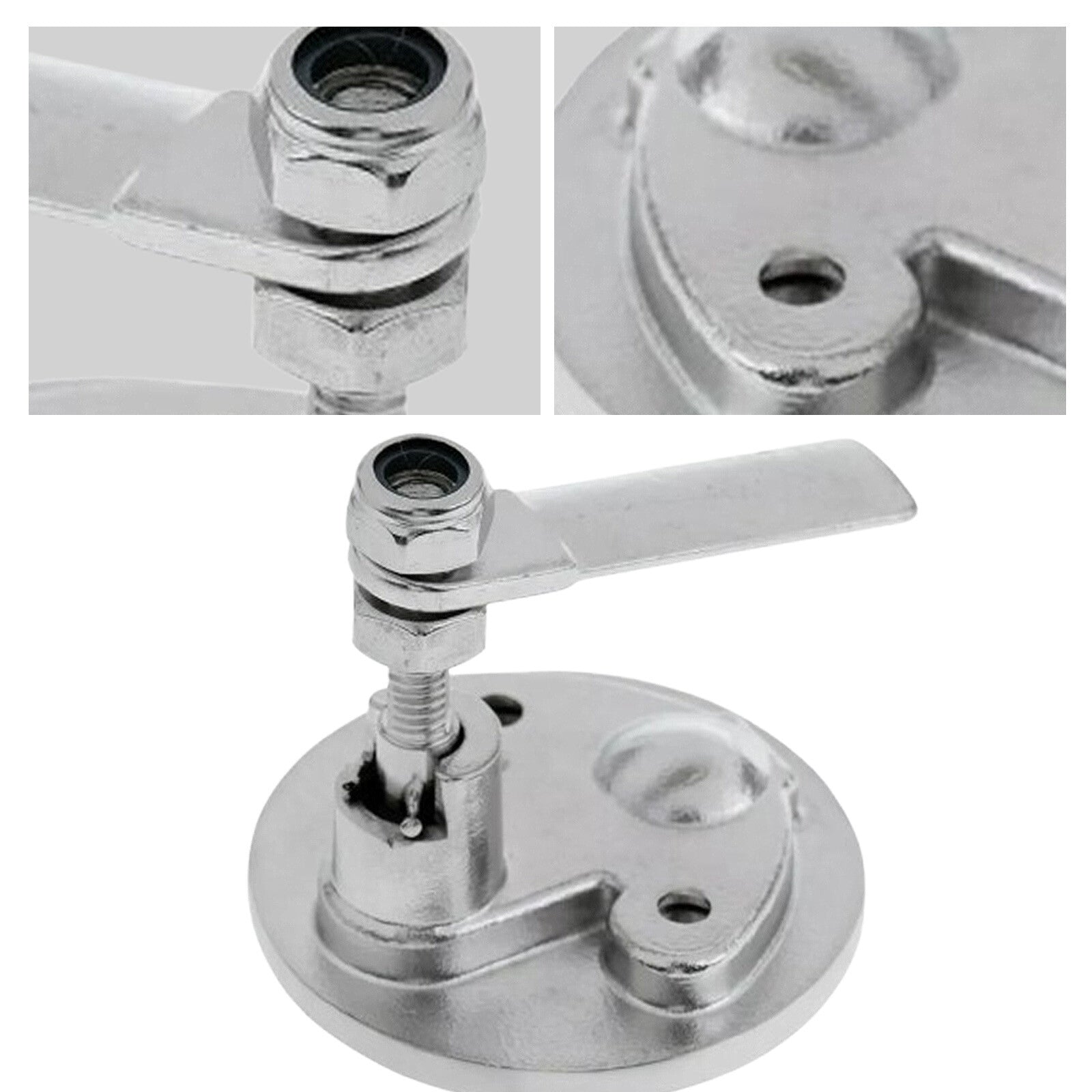 Boat 2-inch stainless steel deck latch door lift handle lock marine hardware Q