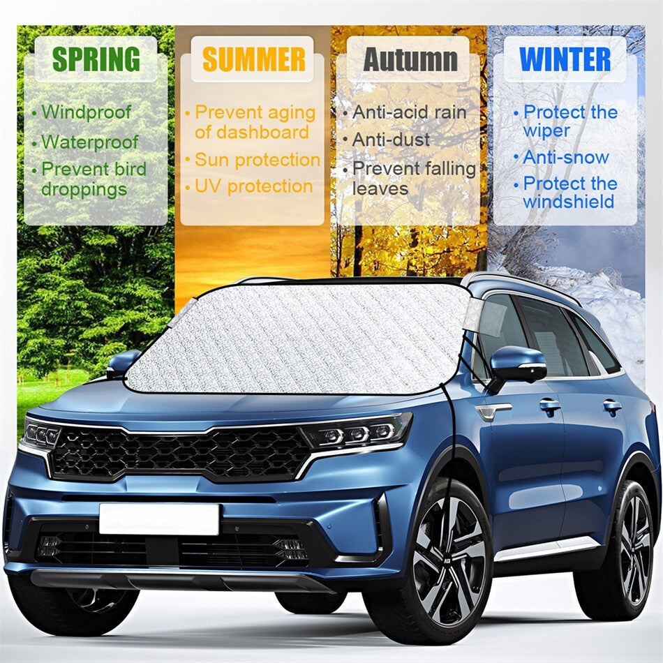 Suitable for car windshield snow cover, anti-frost, UV protection, and sunshade. n