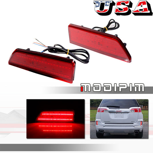 Suitable for the 2016 for GMC terrain red lens rear reflector fog light and rear brake light kit- v