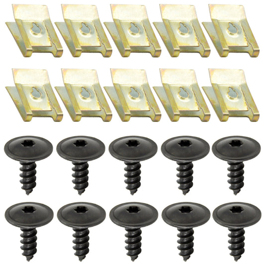 20x New Fender Liner Splash Shield Guard Screws for Vw for Jetta for Golf for Passat Beetle Q