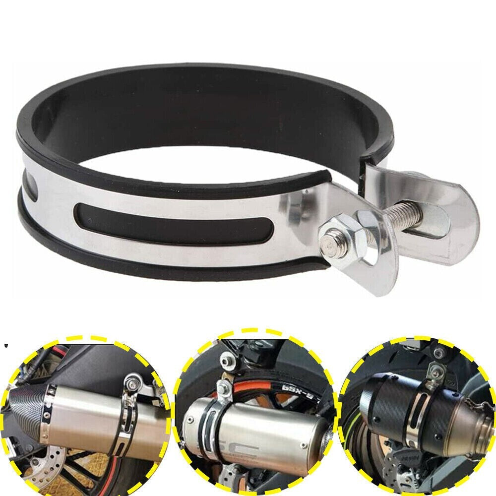 universal Motorrad Auspuffschelle Auspuffrohr-Schalldmpferhalter Fur 10cm