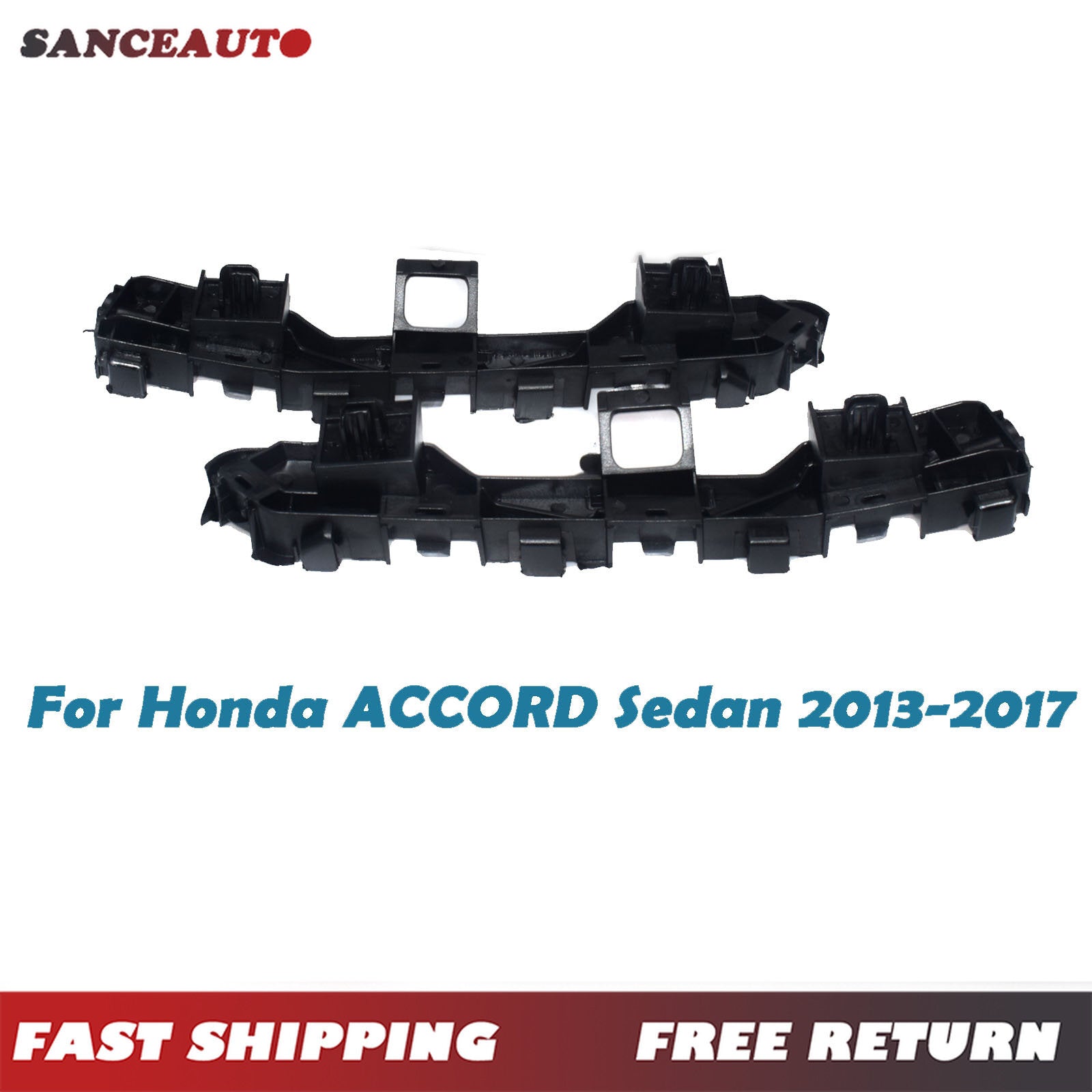 Front LH right-hand headlight bumper bracket mounting support for Honda Accord sedan 13-17- n