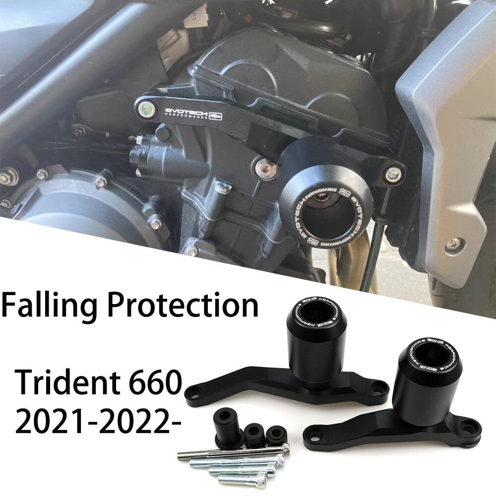 For Trident 660 21-2022 Fall Protection Frame Slider Fairing Crash Pad Protector