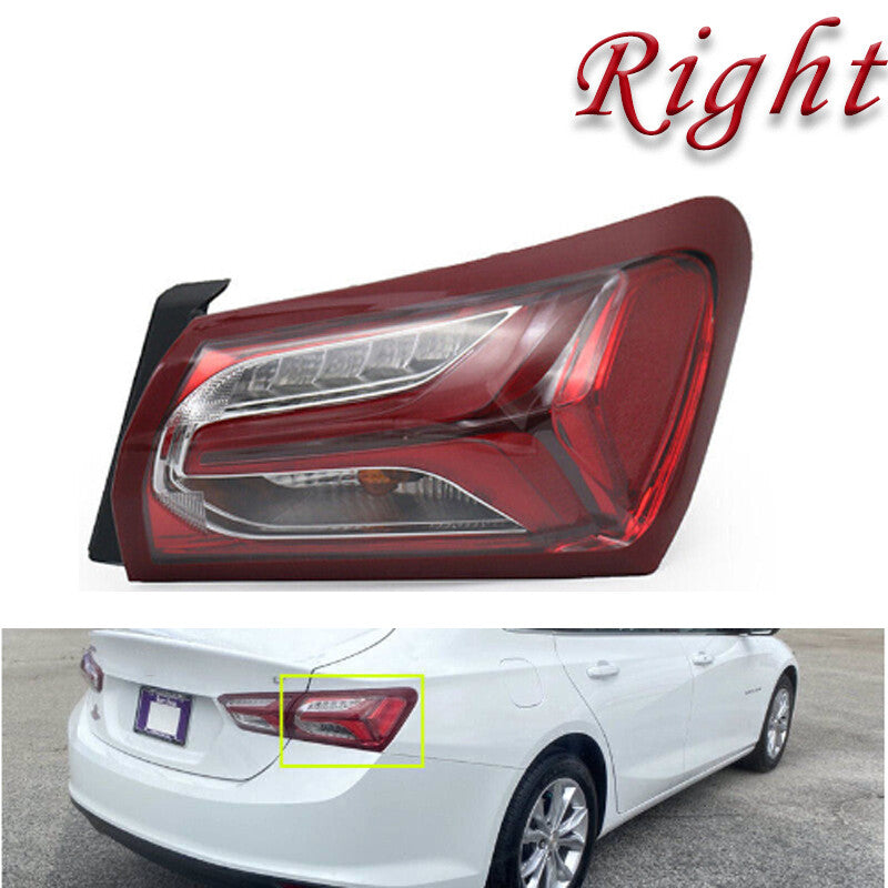 Applicable to for Chevrolet Malibu XL 2019 - 2022 Right Rear Brake Light and Outer Taillight