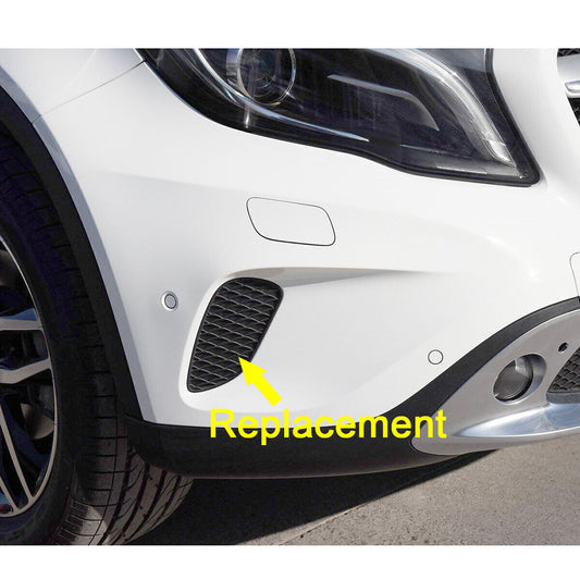 Suitable for 2015-17 for Mercedes X156 GLA250/200, right front bumper outer grille mesh (right-hand side). n