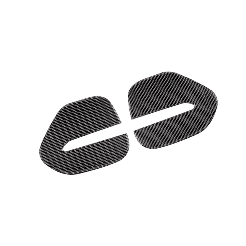 Carbon fiber charging connection field trim for Porsche Taycan 2019-2022 type B
