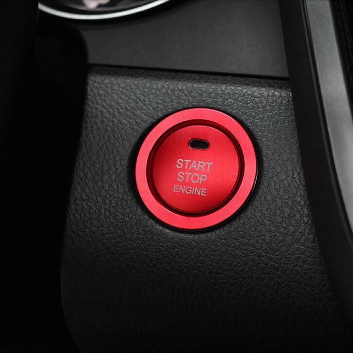 Black Leather Center Armrest Box Cover Trim for Corvette C7 2014-2019- v