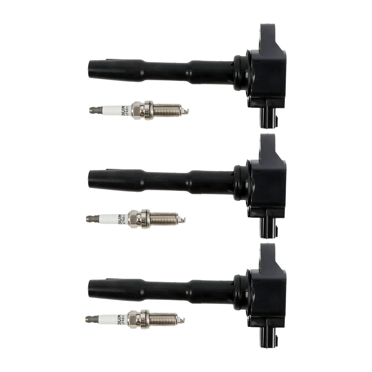 3Pcs Ignition Coils + Iridium Spark Plugs for Smart Fortwo 2016-17 L3 0.9L C-987
