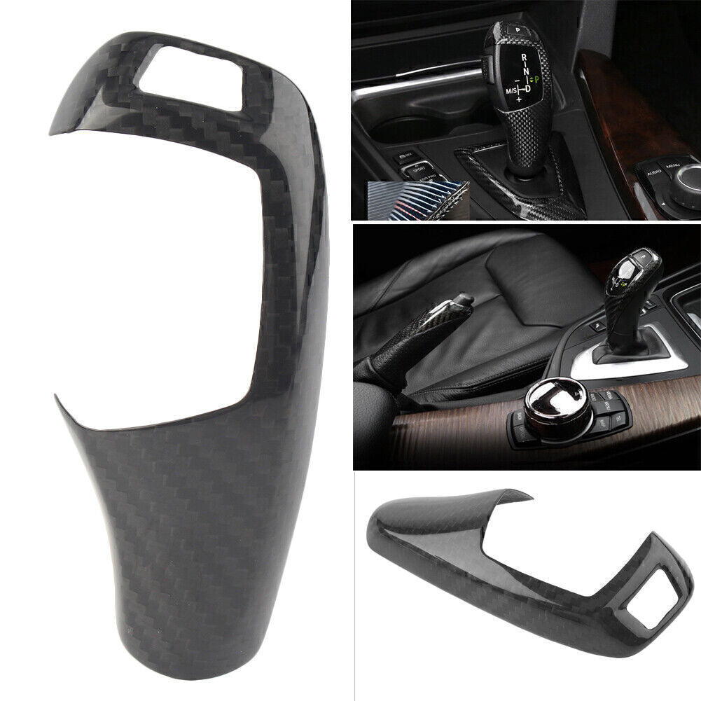 Trim Gear Schaltknauf Abdeckung Blend f¨¹r for BMW 1 2 3 4 5 Serie Schwarz