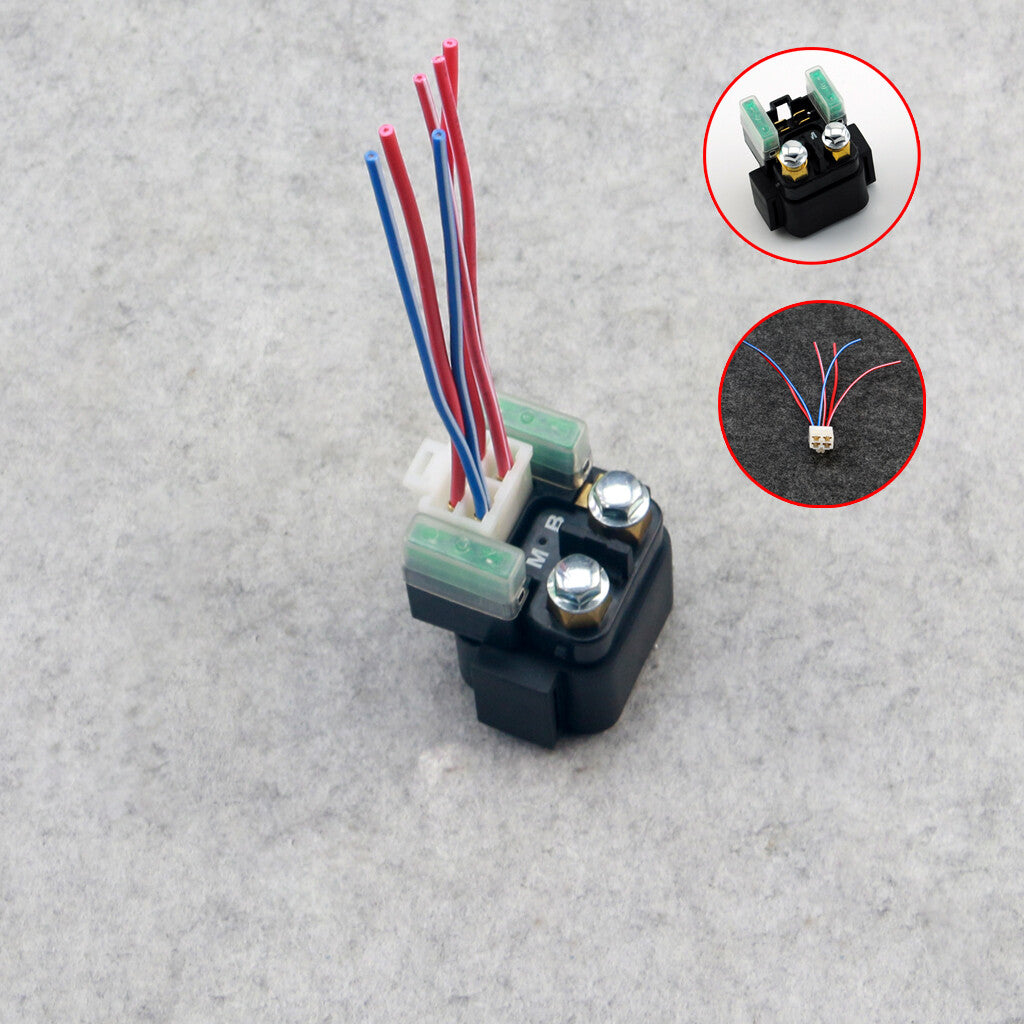 Motor Starter Relay Solenoid Cable PlugRelay for Yamaha YFM350 YFM400 -YFM660