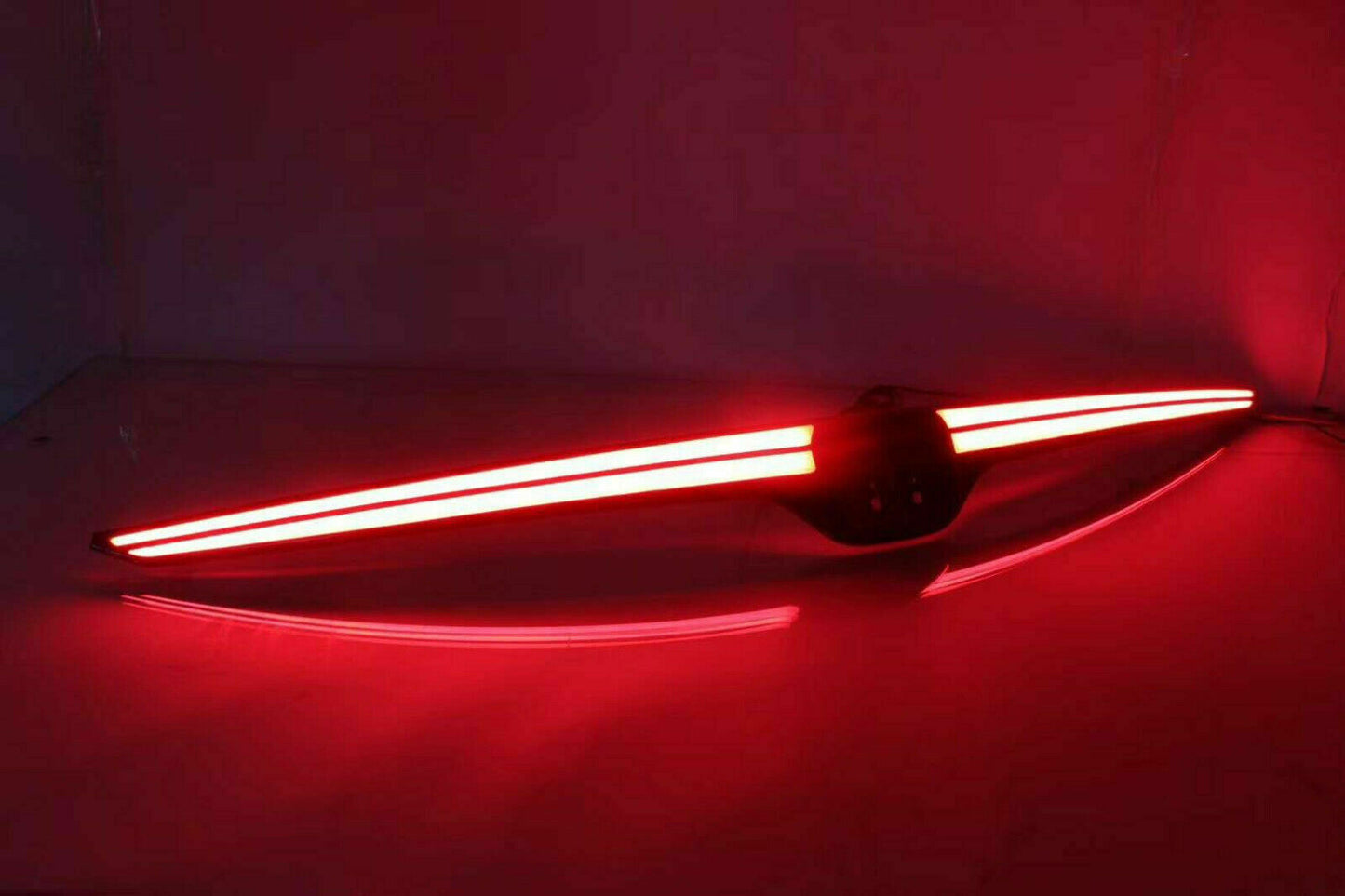 for Honda CRV 2017-2022 Black Rear Door Trunk LED Tail Light Brake Lamp Bar trim