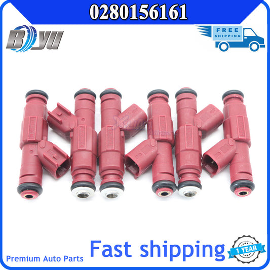Suitable for 99-04 for Jeep for Wrangler for Dodge 4.0L EV6 0280156161 (6) Fuel Injector 12 Hole 24 lb- v