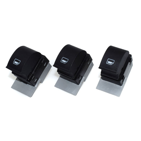 4B0959855A 3-piece set of right power window switch for Audi A6 RS6, model 98-04, brand new. n