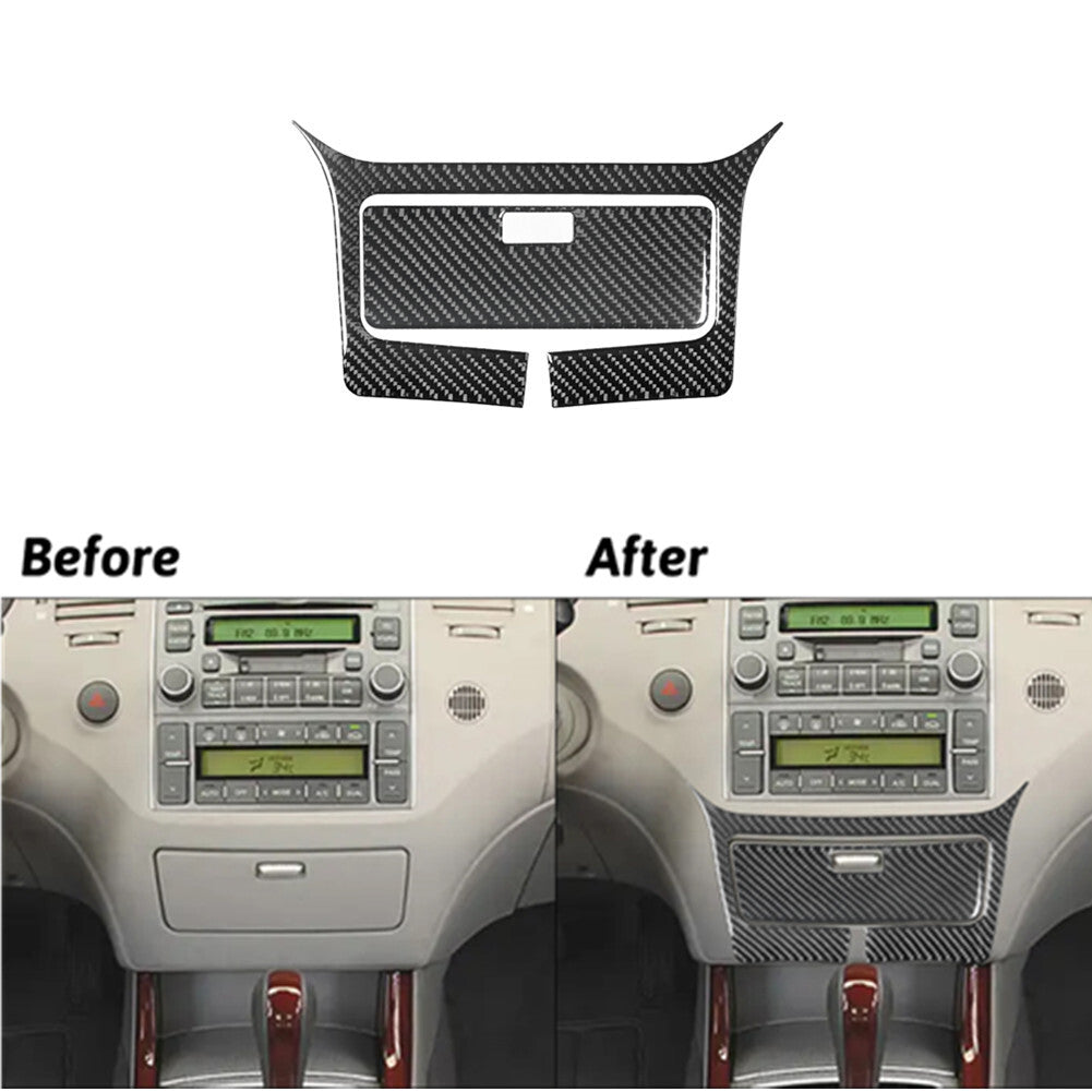 2Pcs Piano Black Interior Cup Holder Cover Trim for Honda for Civic 8th 2006-2011 v