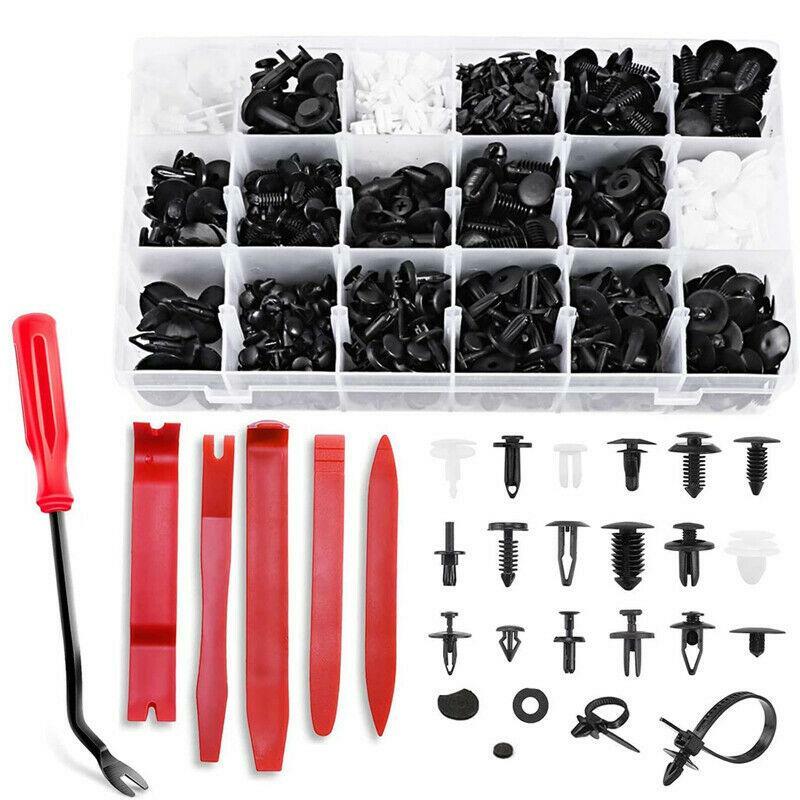 Clips, car body sales, mudguards, anti-collision fasteners, rivets, screwdrivers, tools 706pcs- n