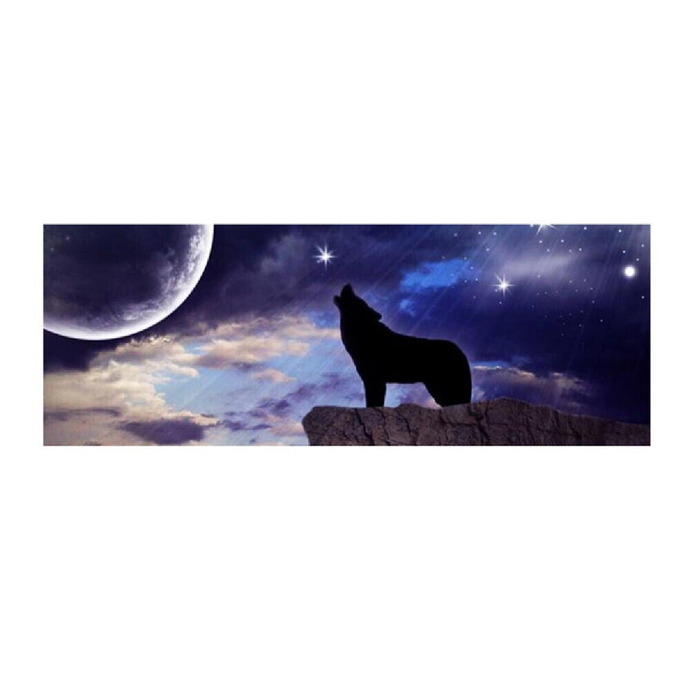 Car Pickup Rear Window Decor Decal Howling Wolf Pattern Sticker Universal Hot n