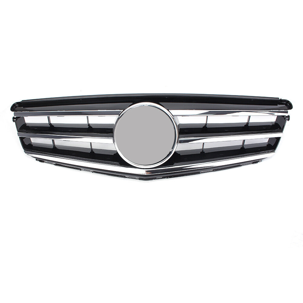 Front Upper Bumper Grille Grill Mesh Center Fit for Mercedes-Benz W204 2008-2014
