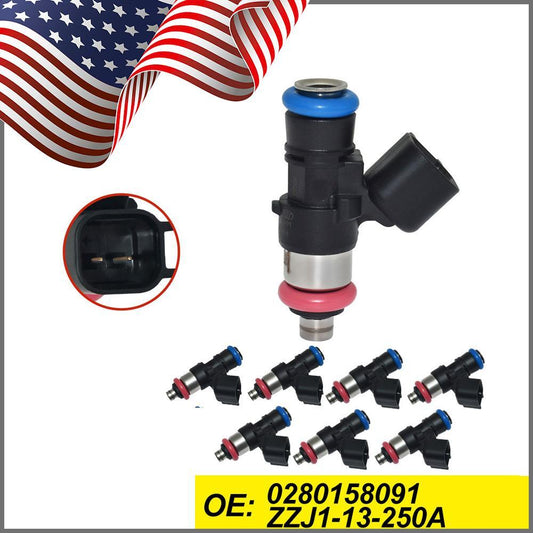 8PCS Fuel Injectors 0280158091 FJ1000 for 2005-20009 for Buick for Chevy for Pontiac 5.3L V8