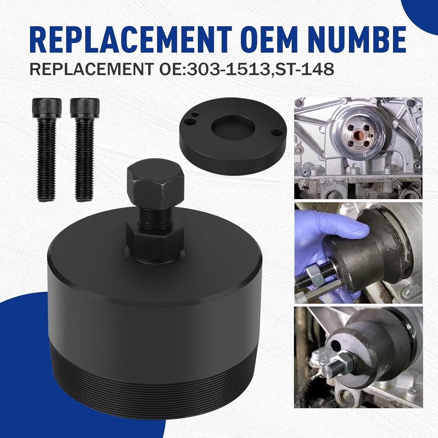 For 6.7L Alt ST-148 303-1513 Rear Crankshaft Seal Remover Tool n
