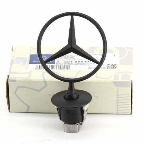 FOR AMG Matte Black Star Logo Emblem NEW C E S Class A2218800186 new
