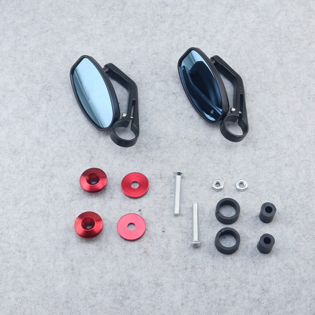 22mm 7/8 Motorcycl Side Mirror Handle Bar End CNC Aluminum Rearview for YAMAHA