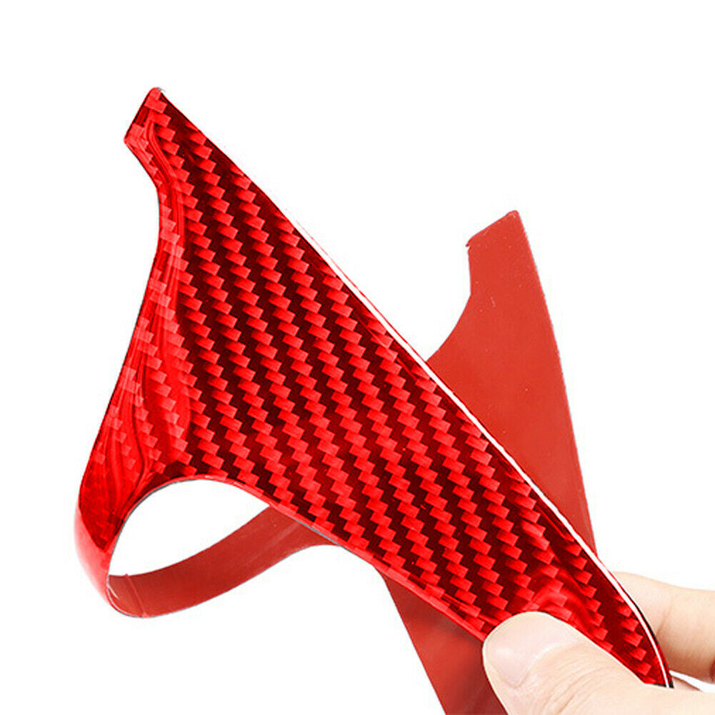 Red Carbon Fiber Manual Transmission Frame Cover for Honda CR-V CRV 2007-2011 Q