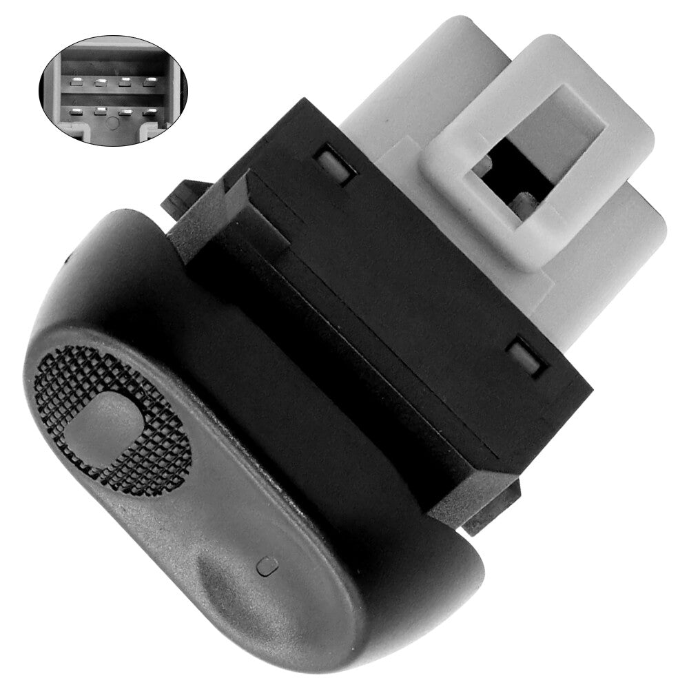 8 Pins Window Switch Plastic Black for 12862661 577.46661 Right / Passenger Side