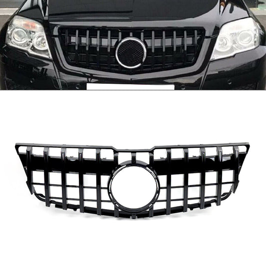 GTR Style Front Bumper Hood Grille for Benz GLK Class X204 GLK350 2008-2012