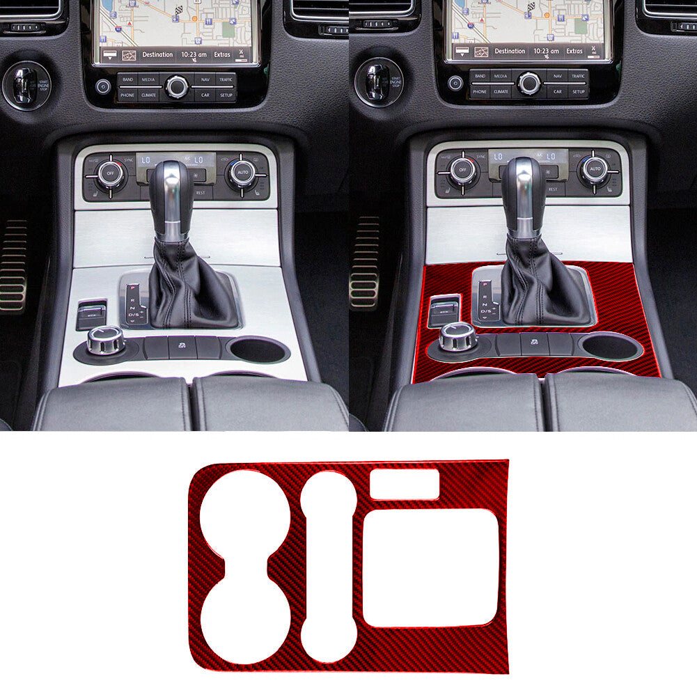 2x Carbon Fiber Radio With Navigaiton System Cover Trim For Z4 E89 2009-2016 v