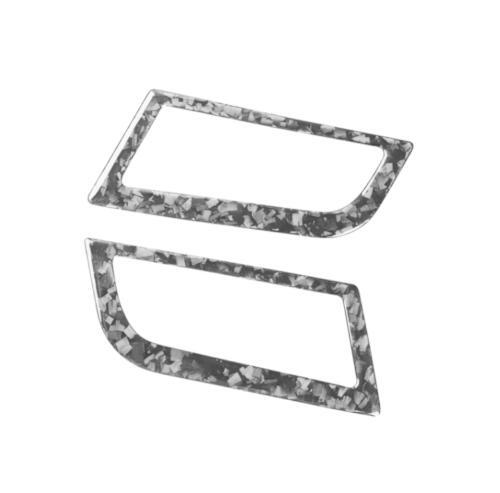 for Ford for Mustang 15-22 Forged Carbon Fiber Dashboard Air Outlet Vent Frame Trim