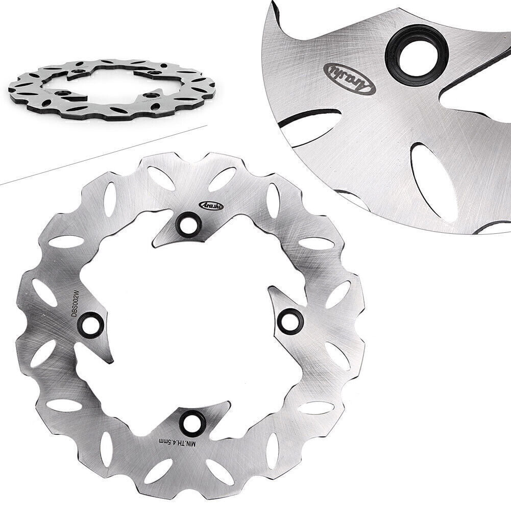 Chrome Rear Brake Disc Rotors For Daytona 675 Speed Triple 675 2011-2012 Q