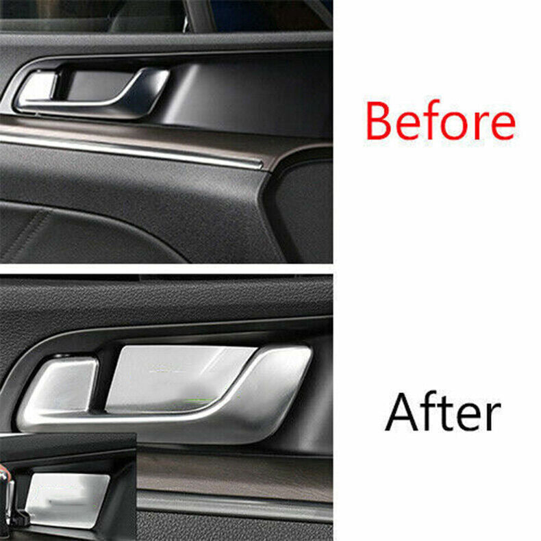 4 ABS carbon fiber car body decorative strips suitable for Tundra 2022-2023- v