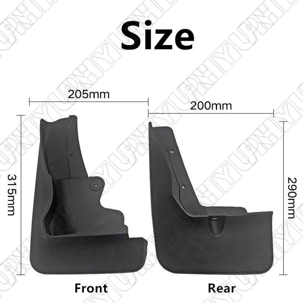 4x Mud Flaps Splash Guard Mudguards for Mitsubishi ASX for Outlander Sport 2020-2024 Q