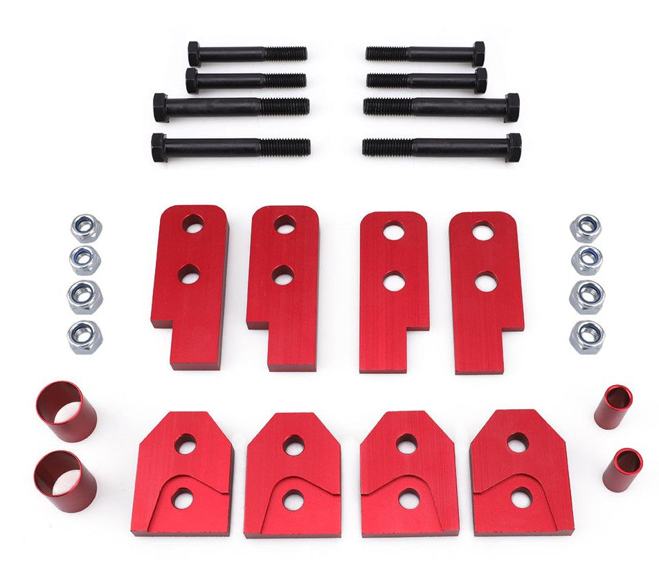 2-inch full lift kit for Yamaha Rhino 450 660 700 2004-2009 Sport or SE, Red