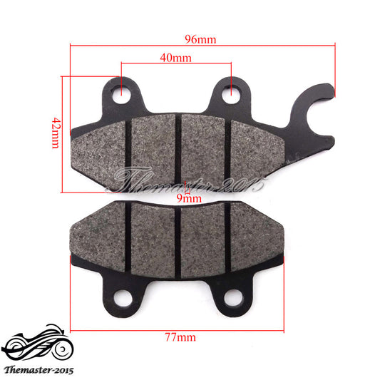 Disc Brake Caliper Pads Set Fit Chinese ATV Quad Buggy Go Kart Mope Scooter Q