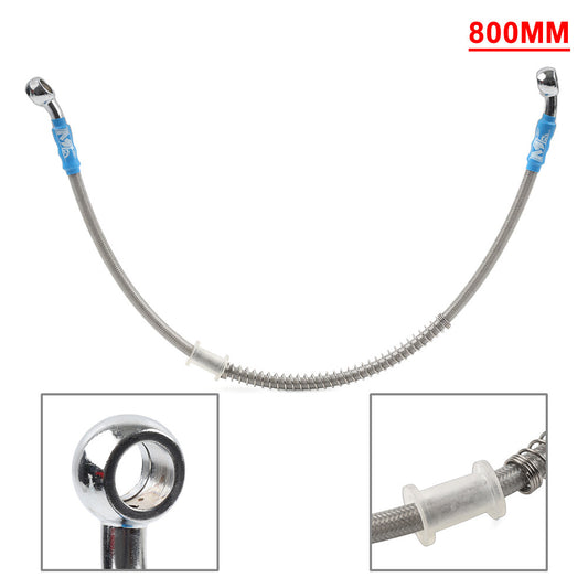 80cm DOT Motorcycle Motorbike Braided Steel Brake Clutch Oil Hose Line Pipe