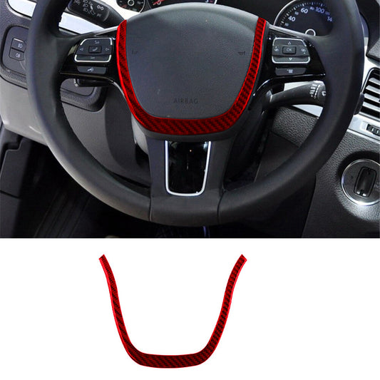2X Red Carbon Fiber Headlight Eyebrow Cover Trim For 5 F10 2010-2013 v