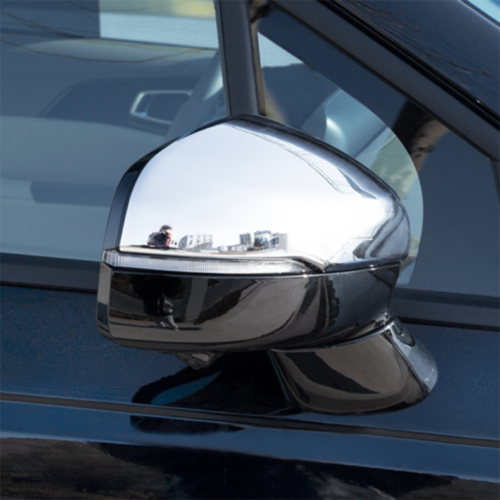 for Kia Sorento 2021-2023 Chrome Exterior Rearview Mirror Caps Cover Wing Trims