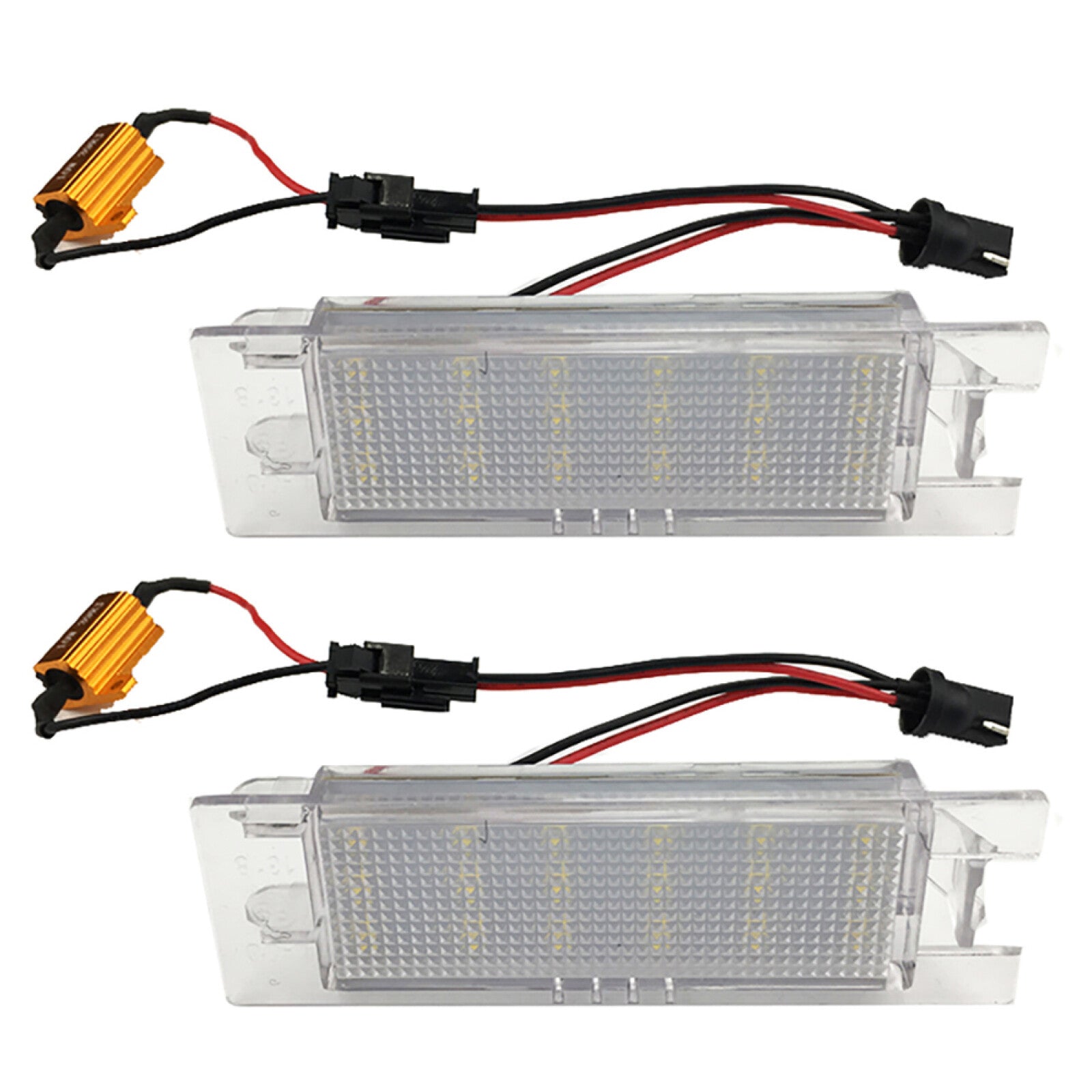 1Pair 18-LED License Number Plate LightS for Opel Zafira Astra for Corsa Insignia G