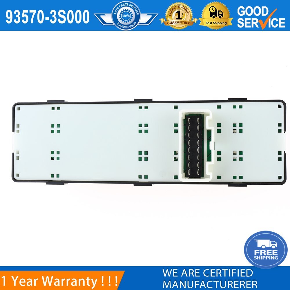 Main power window switch for Hyundai Sonata 2011-2015 (LH 93570-3S000-)