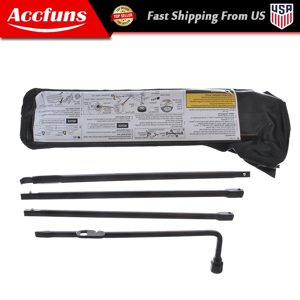 Spare tire wrench tool kit with protective cover for GMC Silverado for Sierra Tahoe for Cadillac n