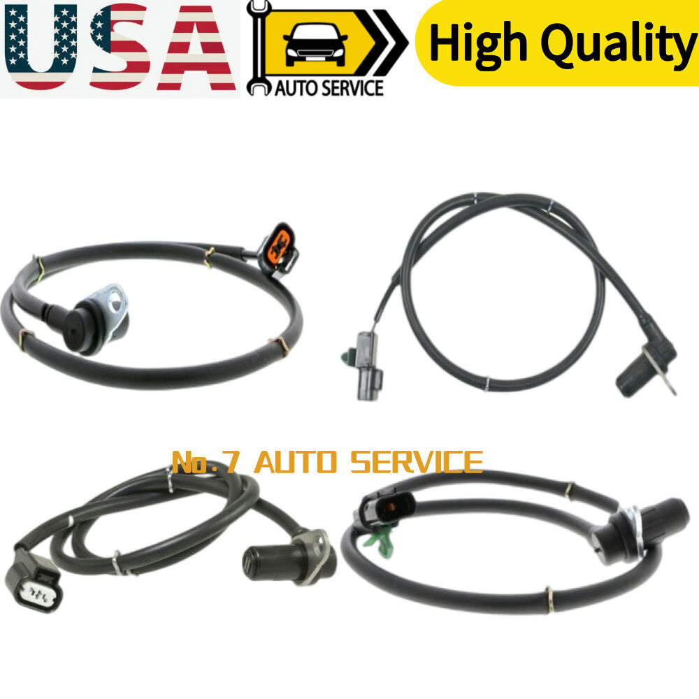 4x ABS Wheel Speed Sensor Front Rear Left - Right for Mitsubishi Montero 01-06