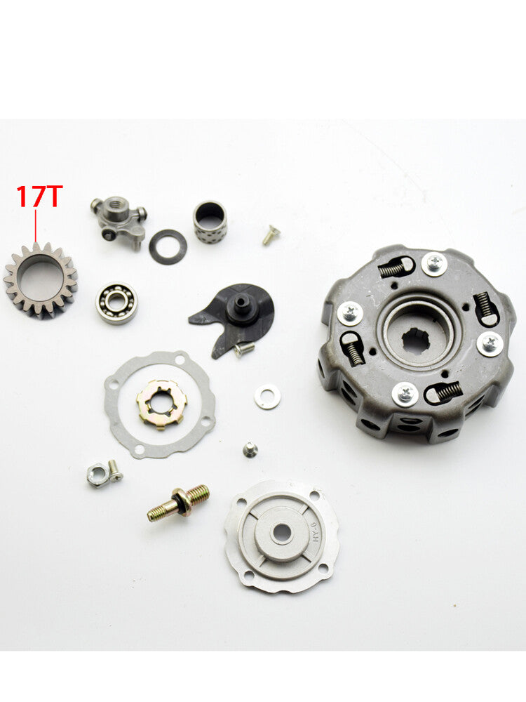 Explosion-proof Heavy Duty ASSEMBLY AUTO CLUTCH Pad SEMI 17T ATV Quad Z50 CT70
