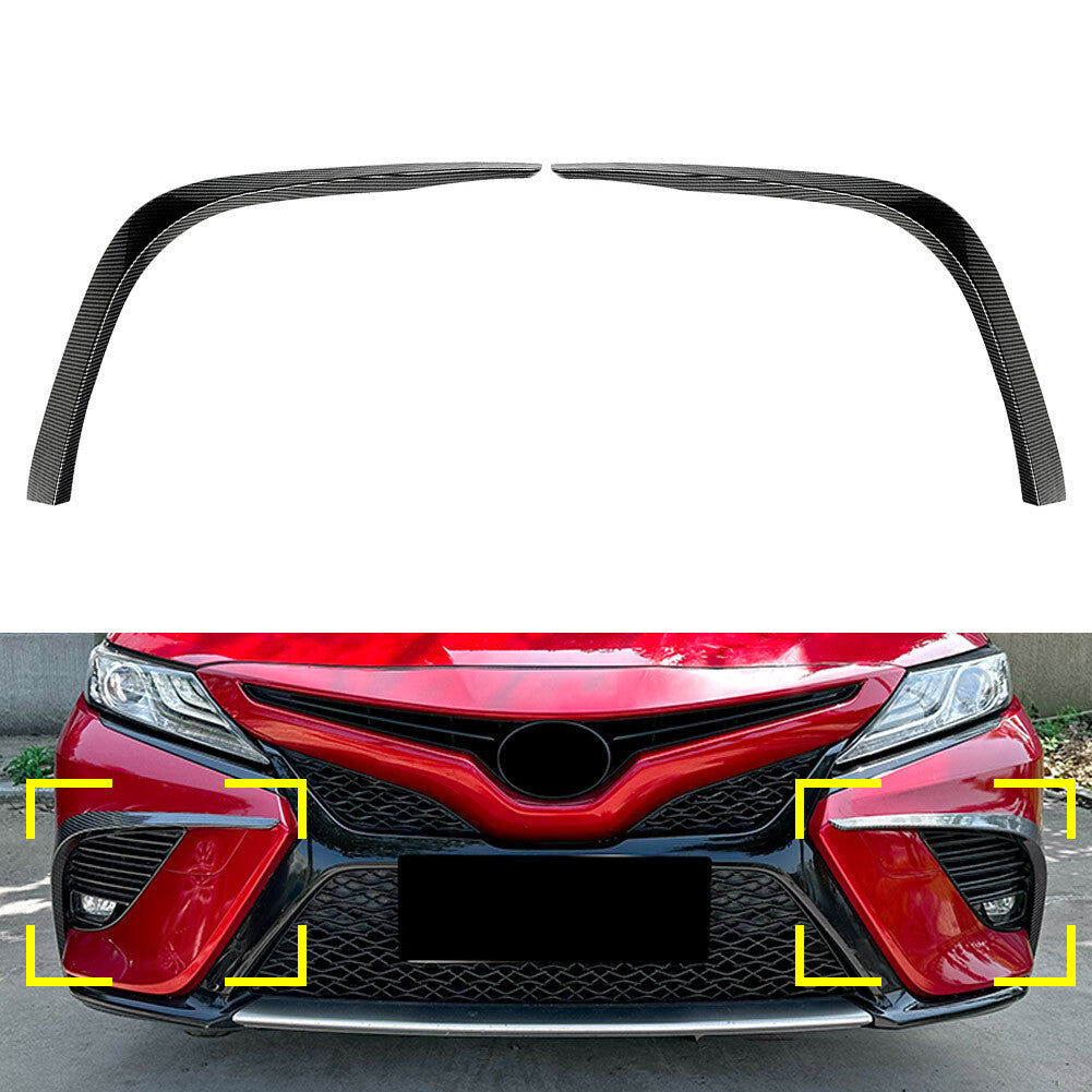 Front Bumper Fog Light Lamp Cover Trim for Toyota for Camry Sport Model 2018-2020